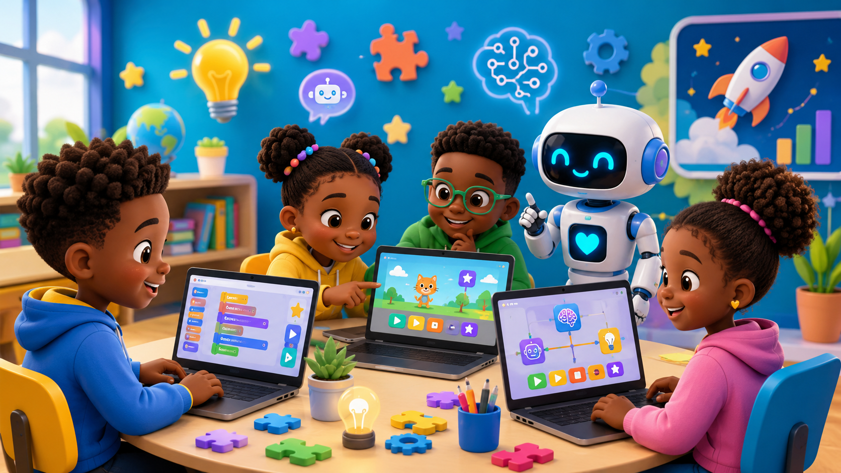 Coding lessons and AI basics for children